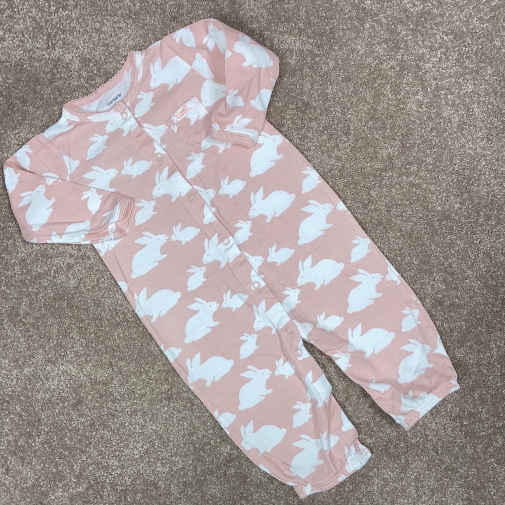 Carters 6m cotton footless bunny sleeper